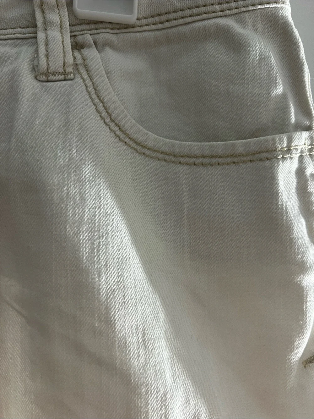 Cherokee Cream Denim Shorts